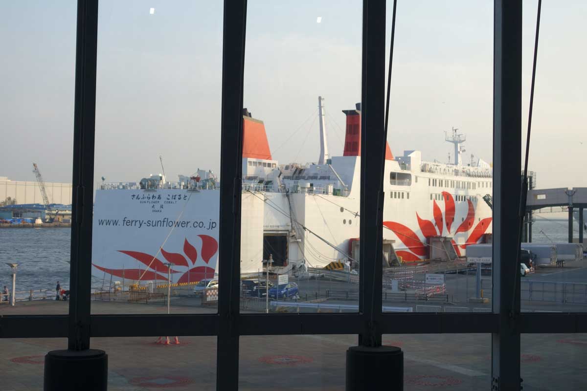 ATCからみたフェリーサンフラワー