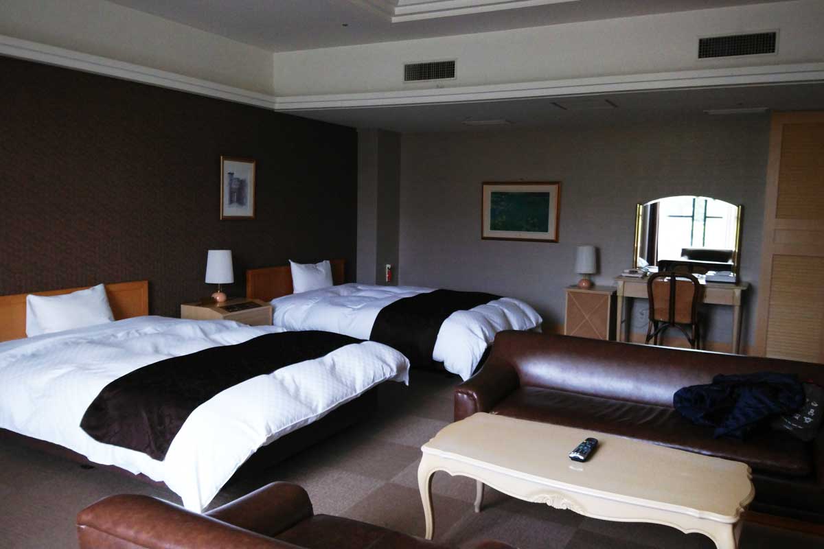 甲板からATCの眺め